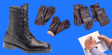 BATON HOLDERS - GLOVES - BELTS - BOOTS, by Some's Uniforms